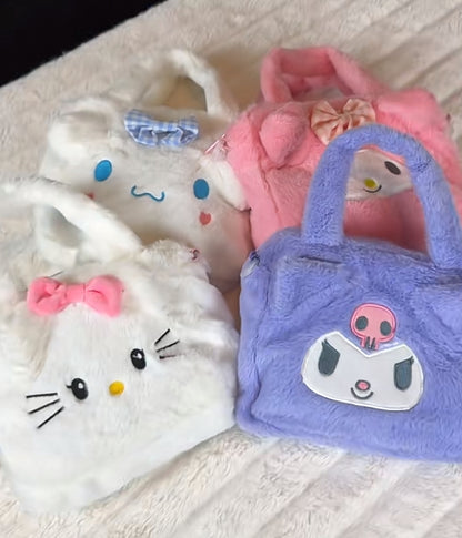 Hello Kitty, Kuromi, Melody, Cinnamoroll Handbags