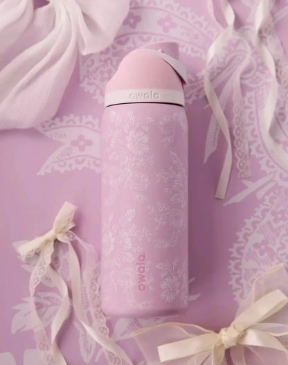 Urban Outfitters x Owala EXCLUSIVE Pink Flower 32oz Ribbon Water Bottle