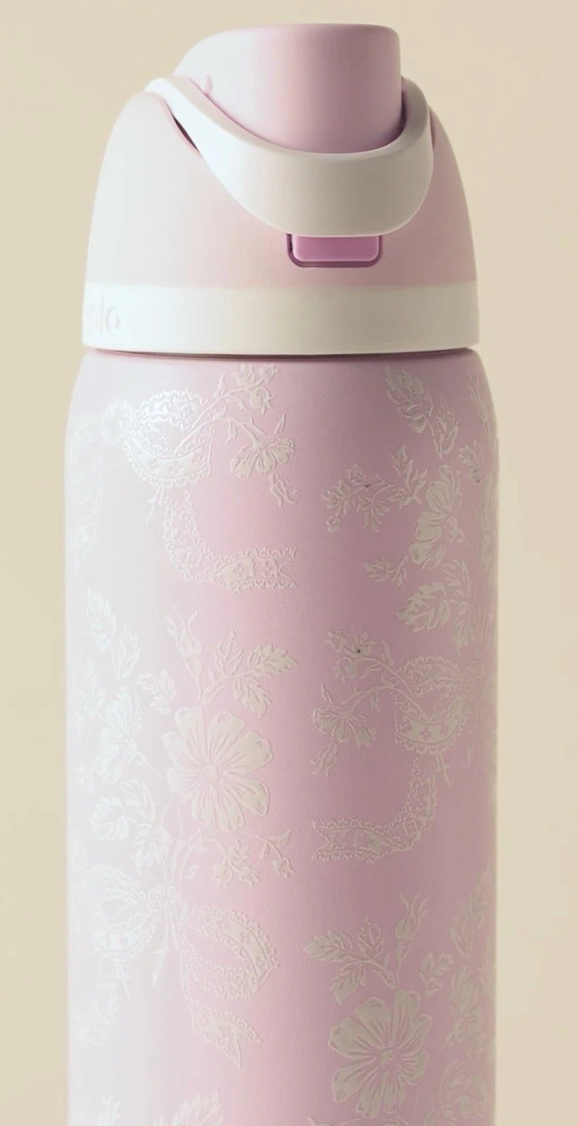 Urban Outfitters x Owala EXCLUSIVE Pink Flower 32oz Ribbon Water Bottle