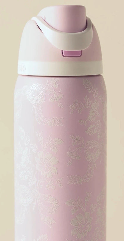Urban Outfitters x Owala EXCLUSIVE Pink Flower 32oz Ribbon Water Bottle